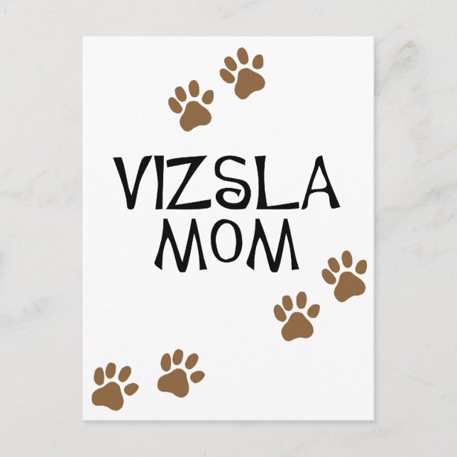 Vizsla Mum Postcard (Front)