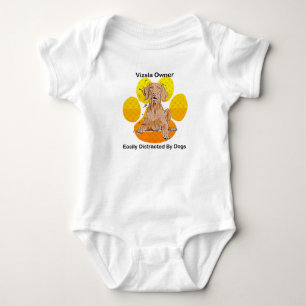 Vizsla Owner Easily Distracted By Dogs Baby Bodysuit