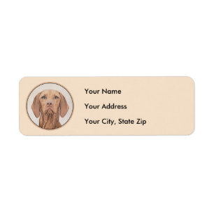Vizsla Painting - Cute Original Dog Art