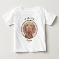 Vizsla Painting - Cute Original Dog Art