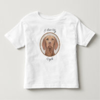 Vizsla Painting - Cute Original Dog Art