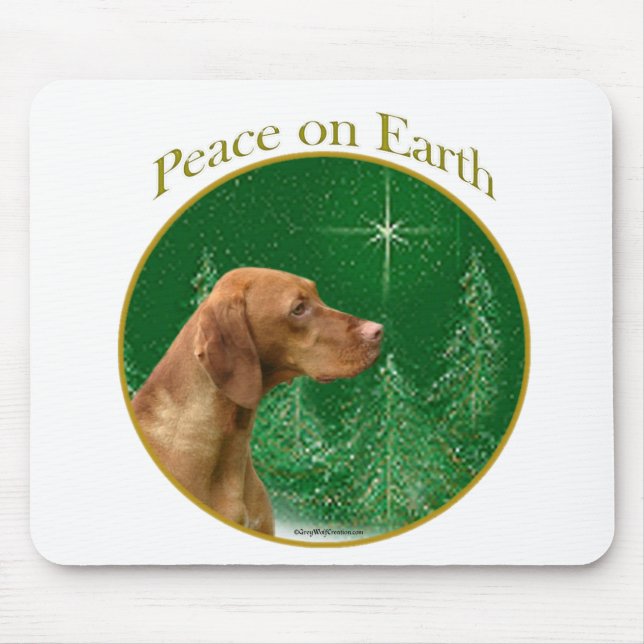 Vizsla Peace Mouse Mat (Front)