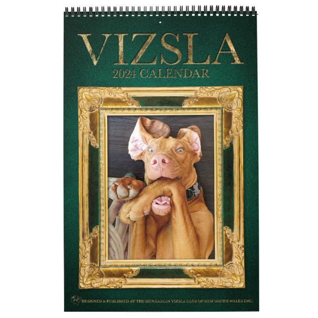 Vizsla Photo Album Calendar (Cover)