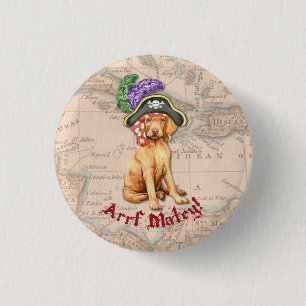 Vizsla Pirate 3 Cm Round Badge