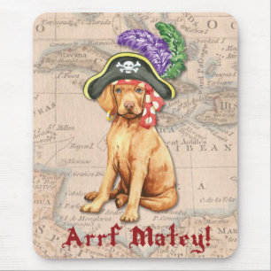 Vizsla Pirate Mouse Mat