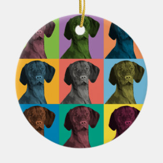 Vizsla Pop-Art Ornament