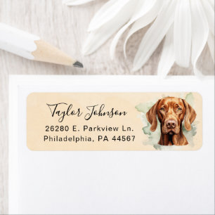 Vizsla Return Address Label