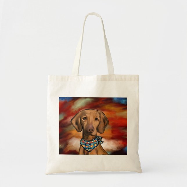 Vizsla Southwestern Tote Bag (Front)