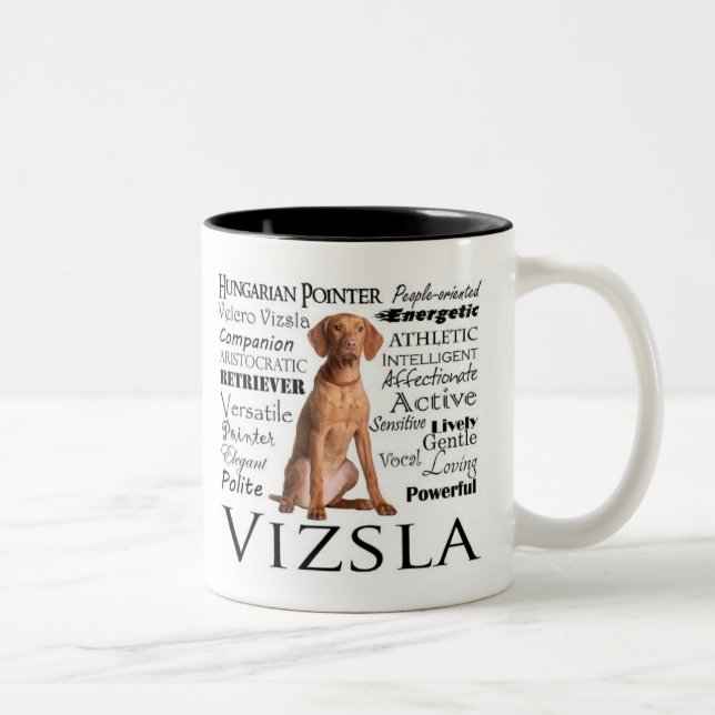Vizsla Traits Mug (Right)