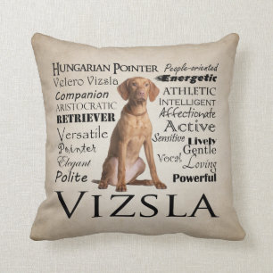 Vizsla Traits Pillow
