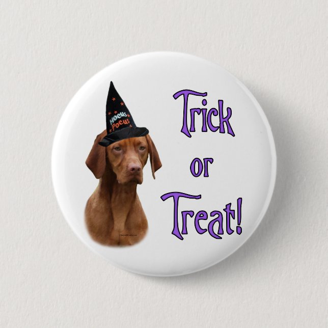 Vizsla Trick 6 Cm Round Badge (Front)