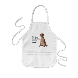Vizsla v Wife Barbecue Apron