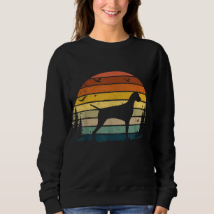 Vizsla Vintage Retro Mum Dad Dog Pet Lover Gift Sweatshirt