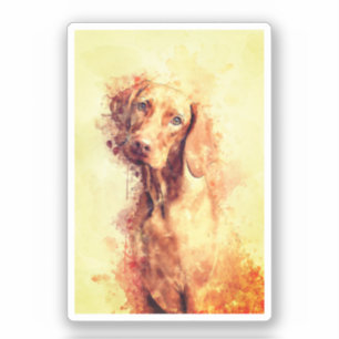 Vizsla Watercolour