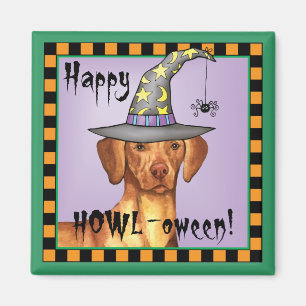 Vizsla Witch Magnet