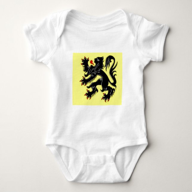 vlaamse leeuw baby bodysuit (Front)