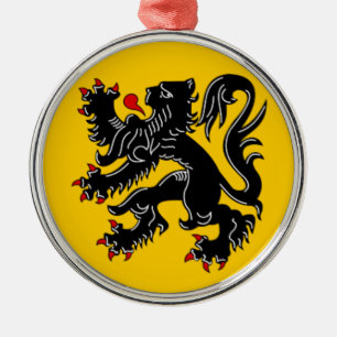 Vlaanderen (Flanders) Metal Tree Decoration