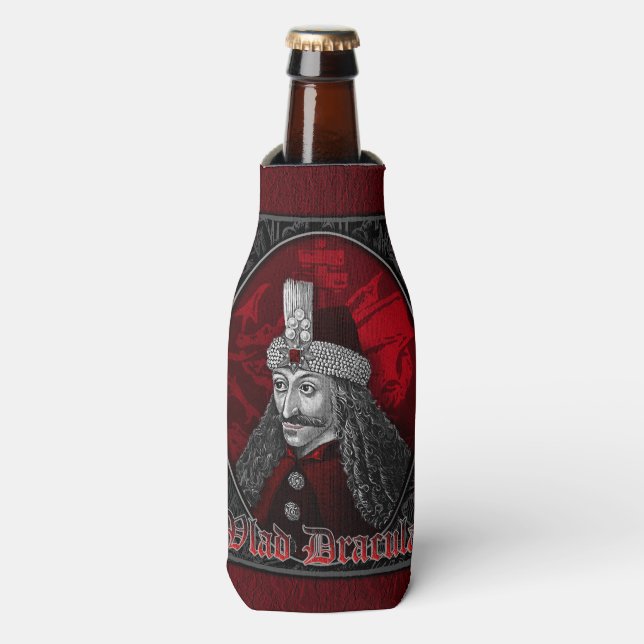 Vlad Dracula Gothic Bottle Cooler (Bottle Front)