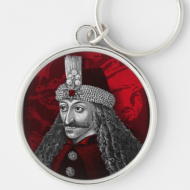 Vlad Dracula Gothic Key Ring (Front)
