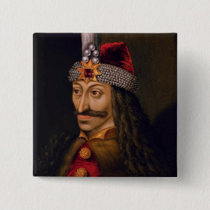 Vlad Tepes Dracula Impaler Voivode of Wallachia 15 Cm Square Badge