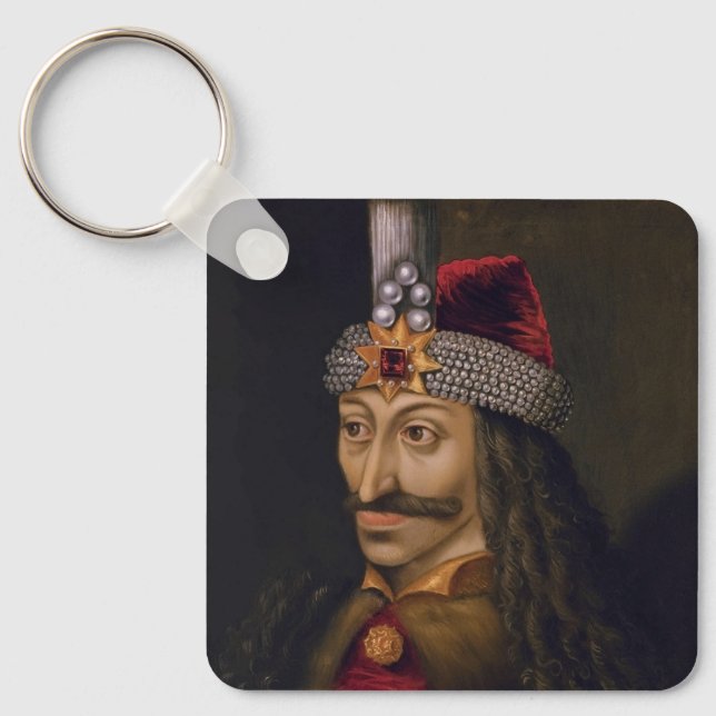 Vlad Tepes Dracula Impaler Voivode of Wallachia Key Ring (Front)