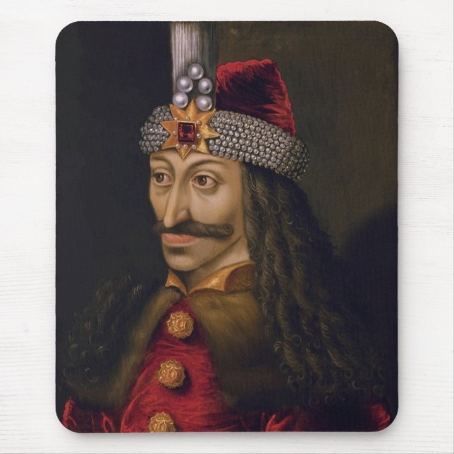Vlad Tepes Dracula Impaler Voivode of Wallachia Mouse Mat (Front)