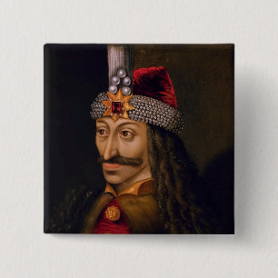Vlad Tepes: Impaler, Dracula Dragon Prince Voivode 15 Cm Square Badge
