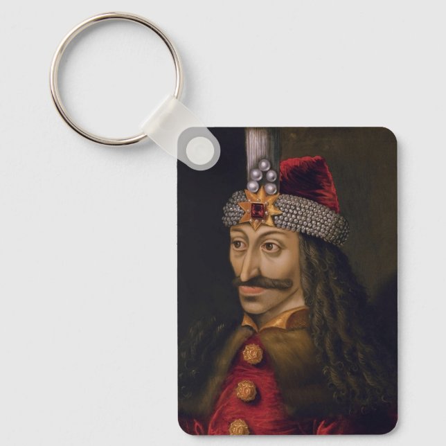 Vlad Tepes: Impaler, Dracula Dragon Prince Voivode Key Ring (Front)