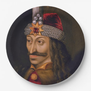 Vlad Tepes: Impaler, Dracula Dragon Prince Voivode Paper Plate