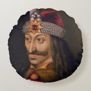 Vlad Tepes: Impaler, Dracula Dragon Prince Voivode Round Cushion