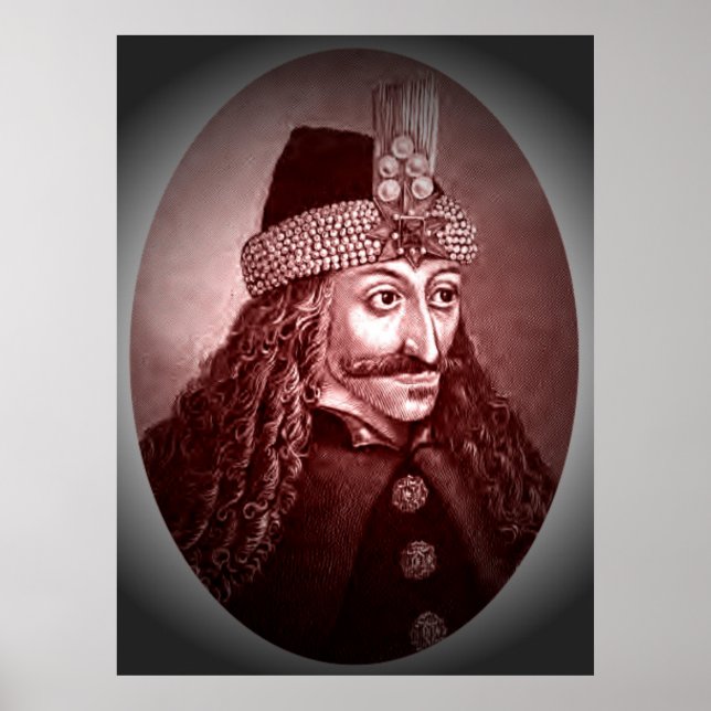 Vlad Ţepeş red Poster (Front)