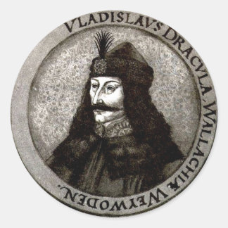 Vlad the Impaler Classic Round Sticker