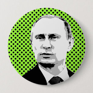 Vladamir Putin - - International Leader -.png 10 Cm Round Badge