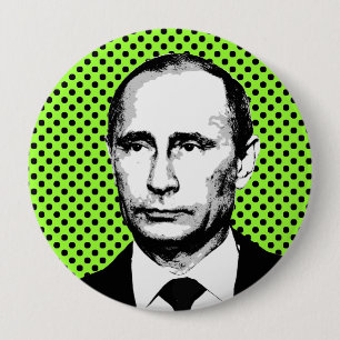Vladamir Putin -- International Leader -.png 10 Cm Round Badge