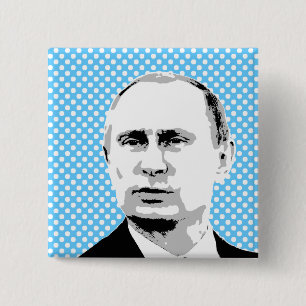 Vladamir Putin - - International Leader -.png 15 Cm Square Badge