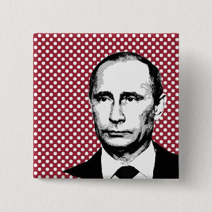 Vladamir Putin -- International Leader -.png 15 Cm Square Badge
