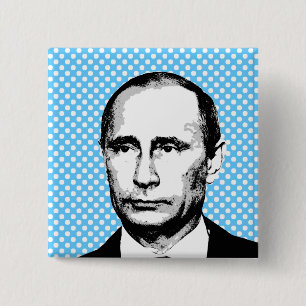 Vladamir Putin -- International Leader -.png 15 Cm Square Badge