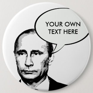 Vladamir Putin -- International Leader -.png 6 Cm Round Badge