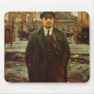 Vladimir Ilyich Lenin at Smolny, c.1925 Mouse Mat