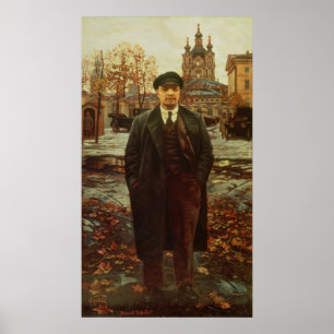 Vladimir Ilyich Lenin at Smolny, c.1925 Poster