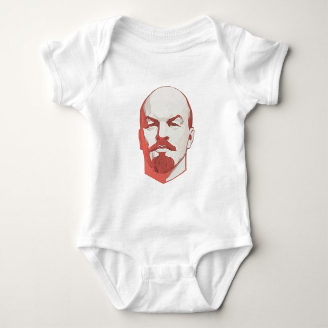 Vladimir Lenin Baby Bodysuit (Front)