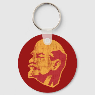 vladimir lenin cccp portrait key ring