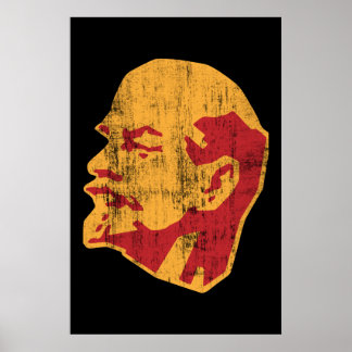 vladimir lenin cccp portrait poster