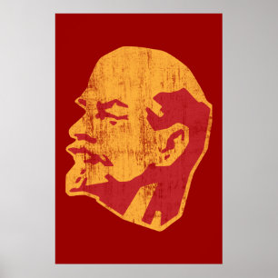 vladimir lenin cccp portrait poster