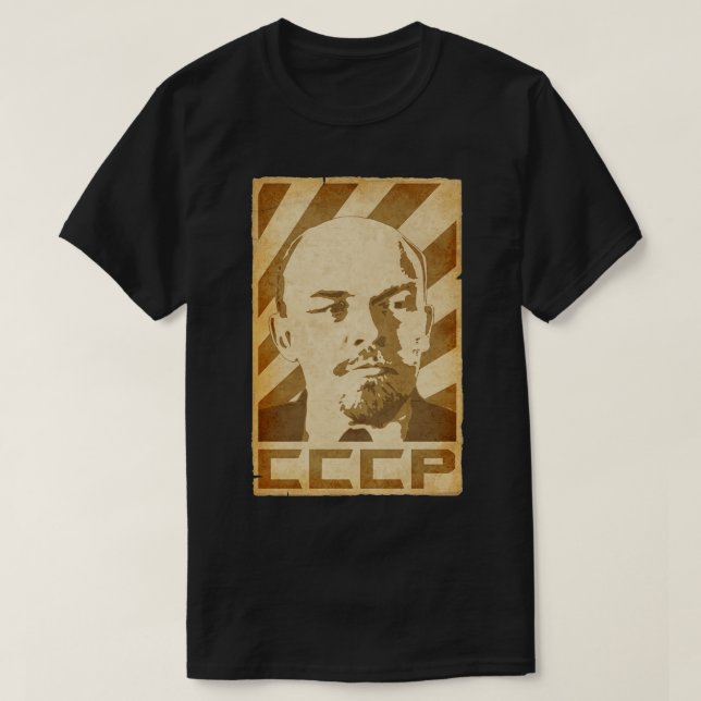 Vladimir Lenin CCCP Propaganda T-Shirt (Design Front)