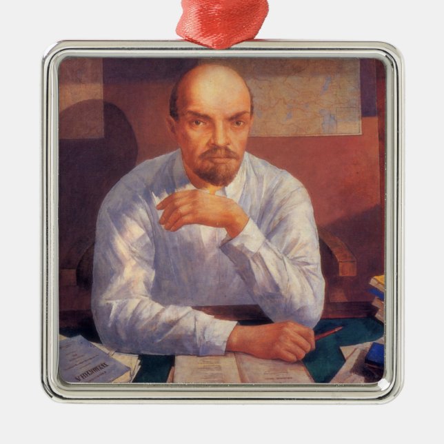 Vladimir Lenin (Russian Communist Politician) Metal Tree Decoration (Front)