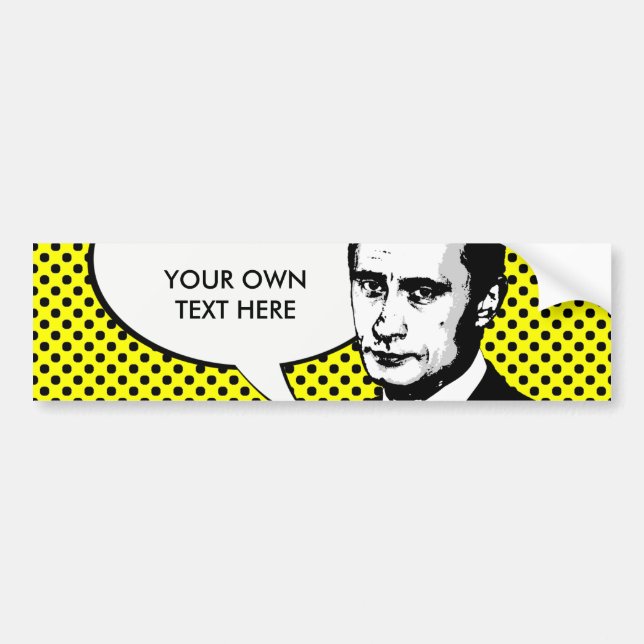 Vladimir Putin Bumper Sticker (Front)