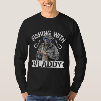 Vladimir Putin Fishing With Vladdy Glasses Russia T-Shirt