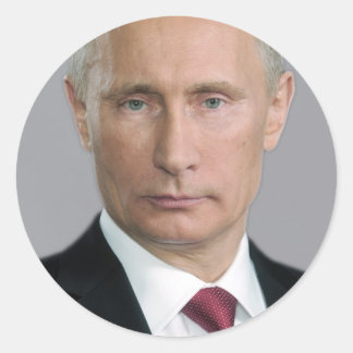 Vladimir Putin Gear Classic Round Sticker