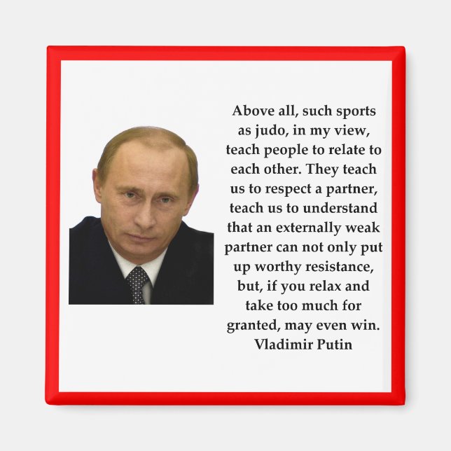 Vladimir Putin Magnet (Front)